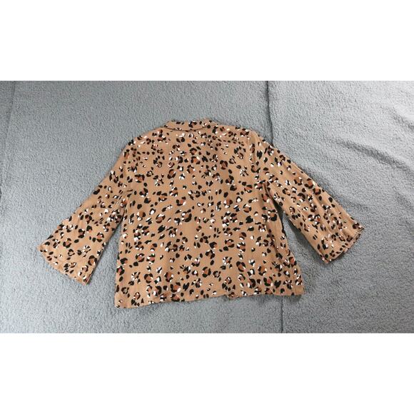 New Saltwater Luxe Womens Small Leopard Print Jacket Animal Print - Picture 3 of 12